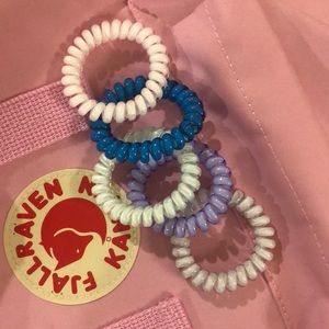 Brandy Melville Other - 5 Pk Scrunchies: Blue toned Brandy Melville Other - 5 Pk Scrunchies: Blue toned